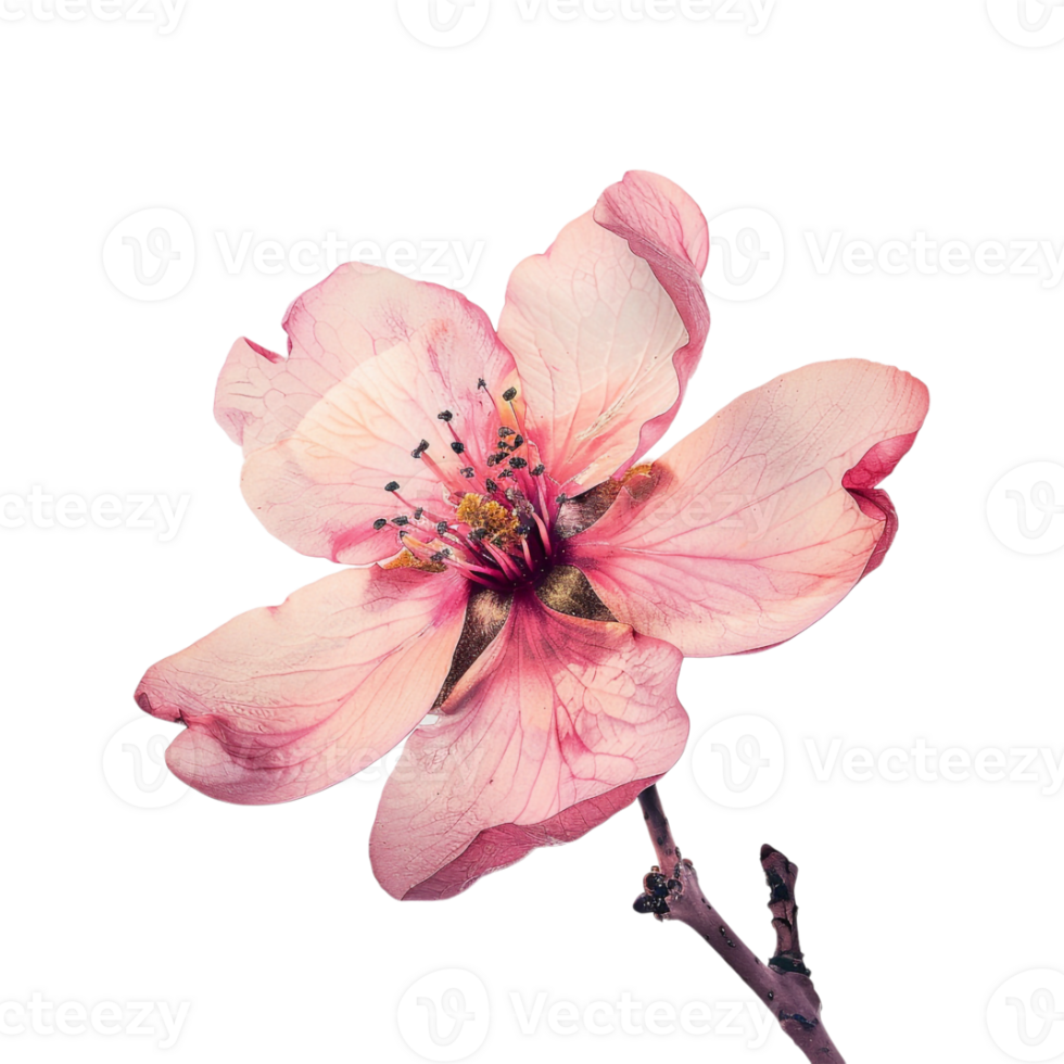 Colorful Flower on Transparent Background png