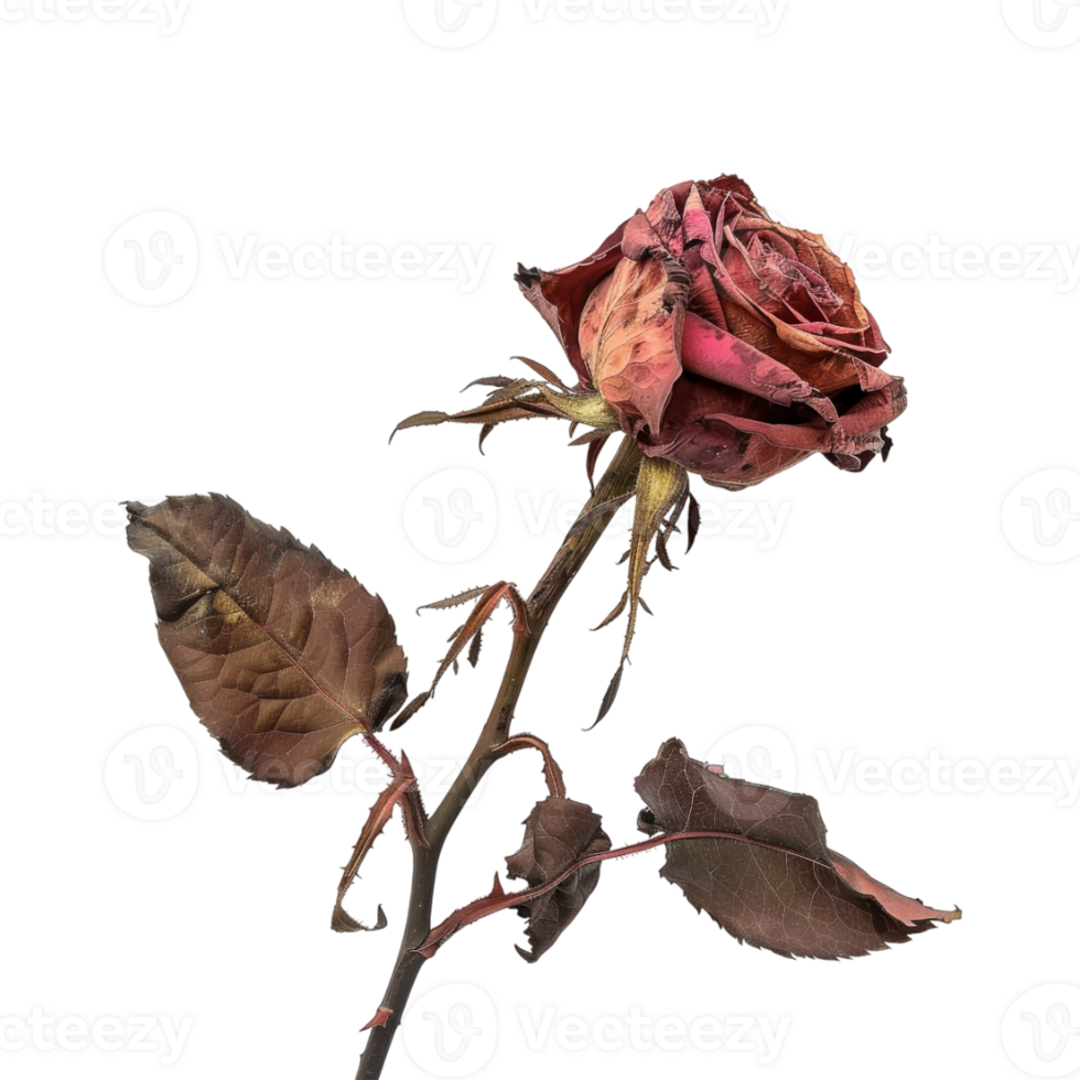 Garden rose Plant on Transparent Background png