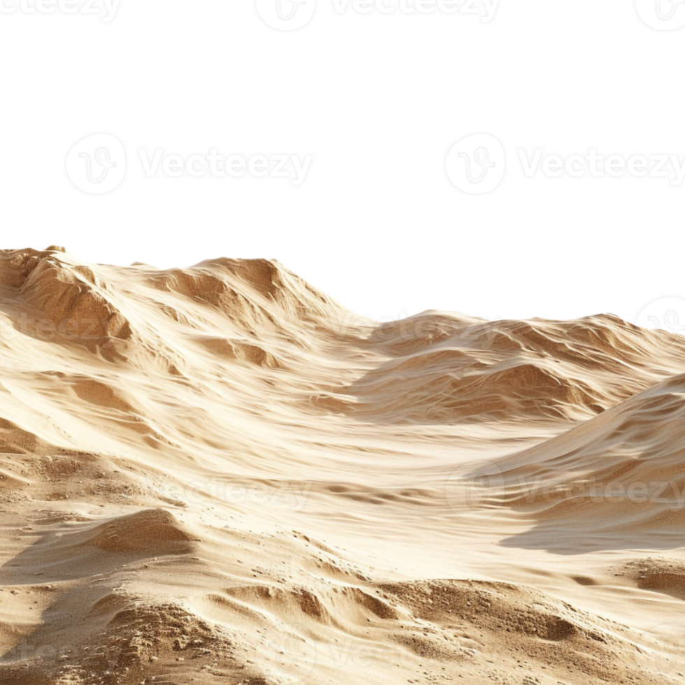 Sand Desert on Transparent Background png
