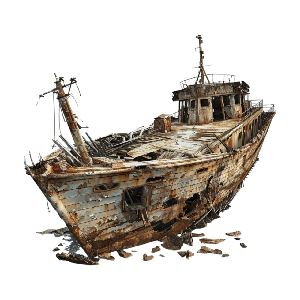 Shipwreck on Transparent Background png