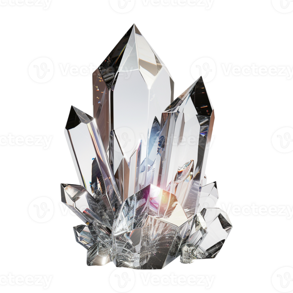 Gemstone Crystal on Transparent Background png