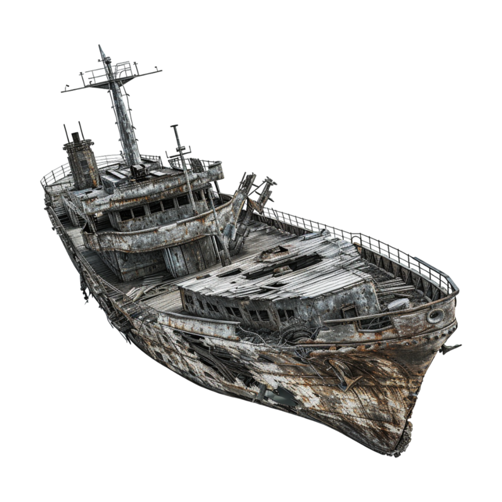 Shipwreck on Transparent Background png