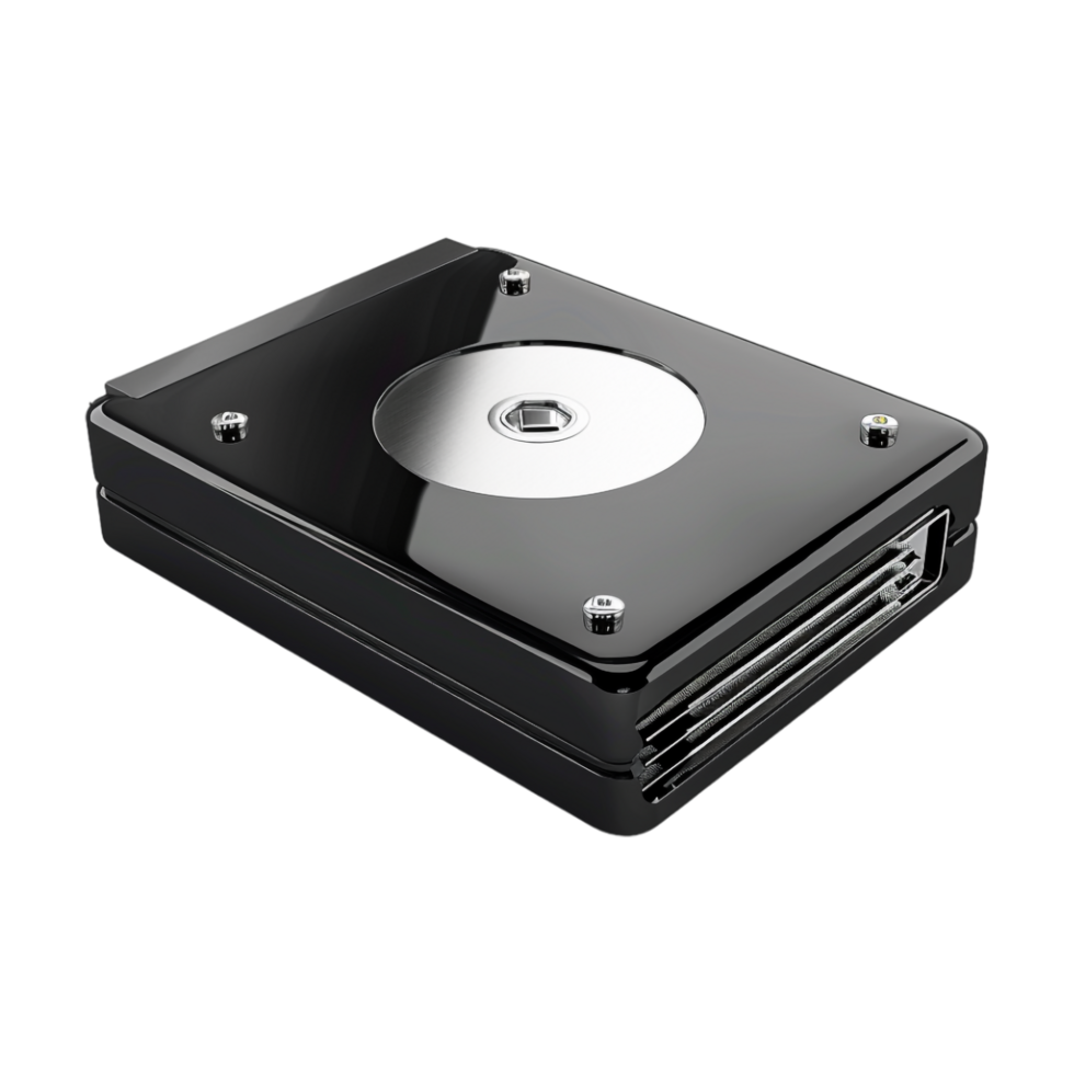 Hard Disk or Disk Drive on Transparent Background png