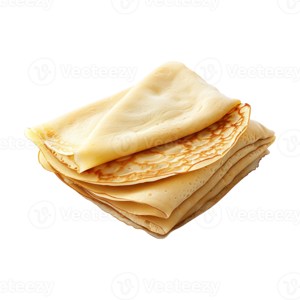 Delicious Crepe on Transparent Background png