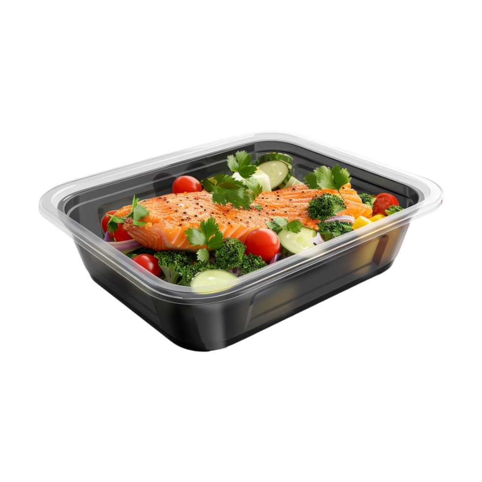Food Storage Box or Container on Transparent Background png
