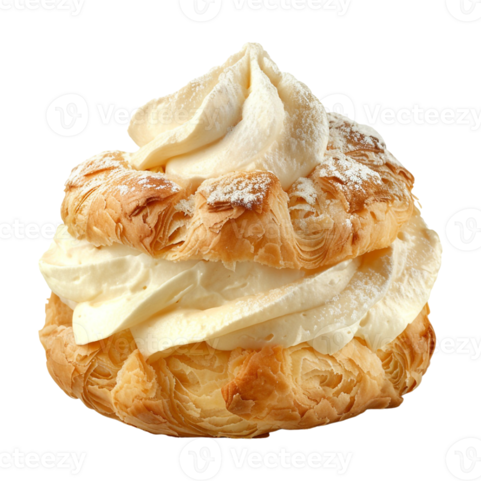 Puff Pastry on Transparent Background png