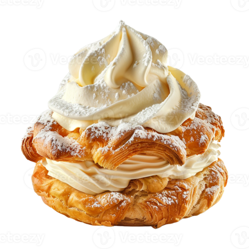 Puff Pastry on Transparent Background png