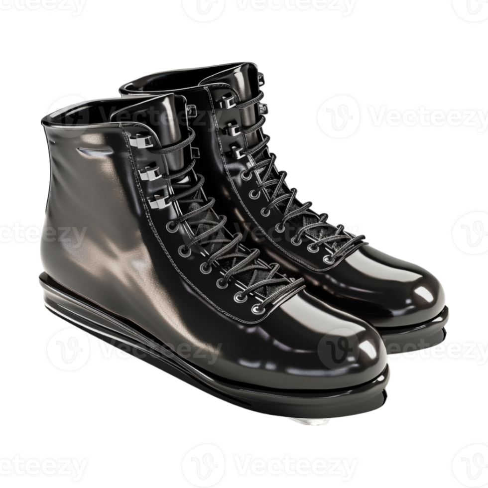 Ice Skating Shoes on Transparent Background png
