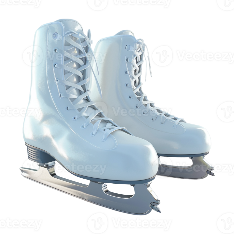 Ice Skating Shoes on Transparent Background png