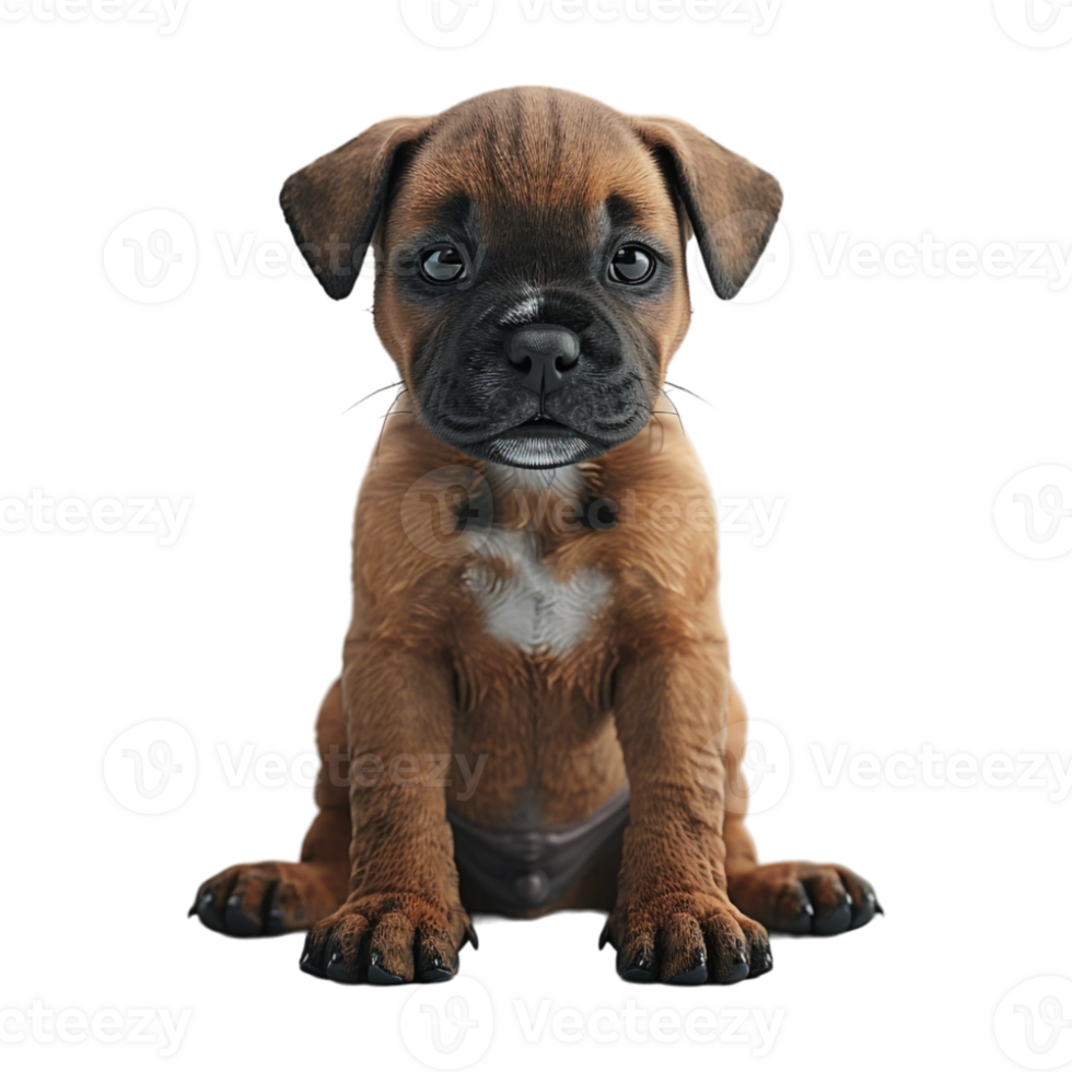 Cute Puppy Dog on Transparent Background png