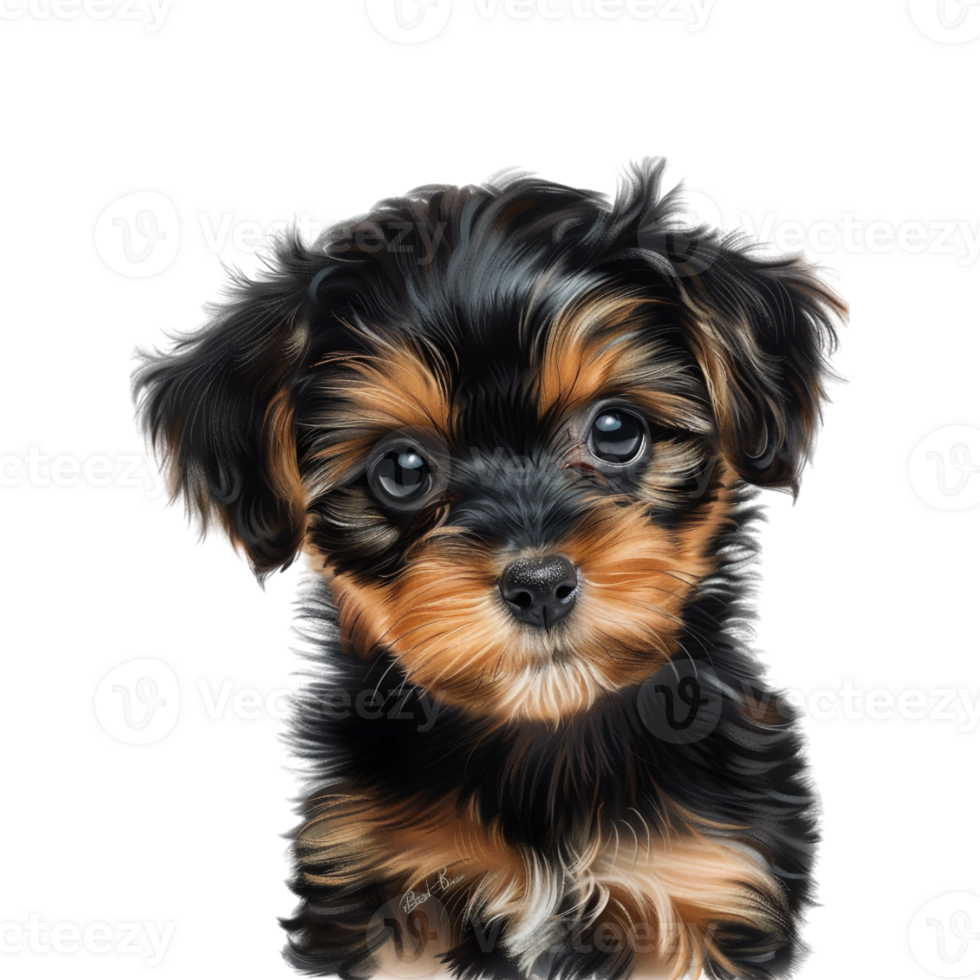 Cute Puppy Dog on Transparent Background png