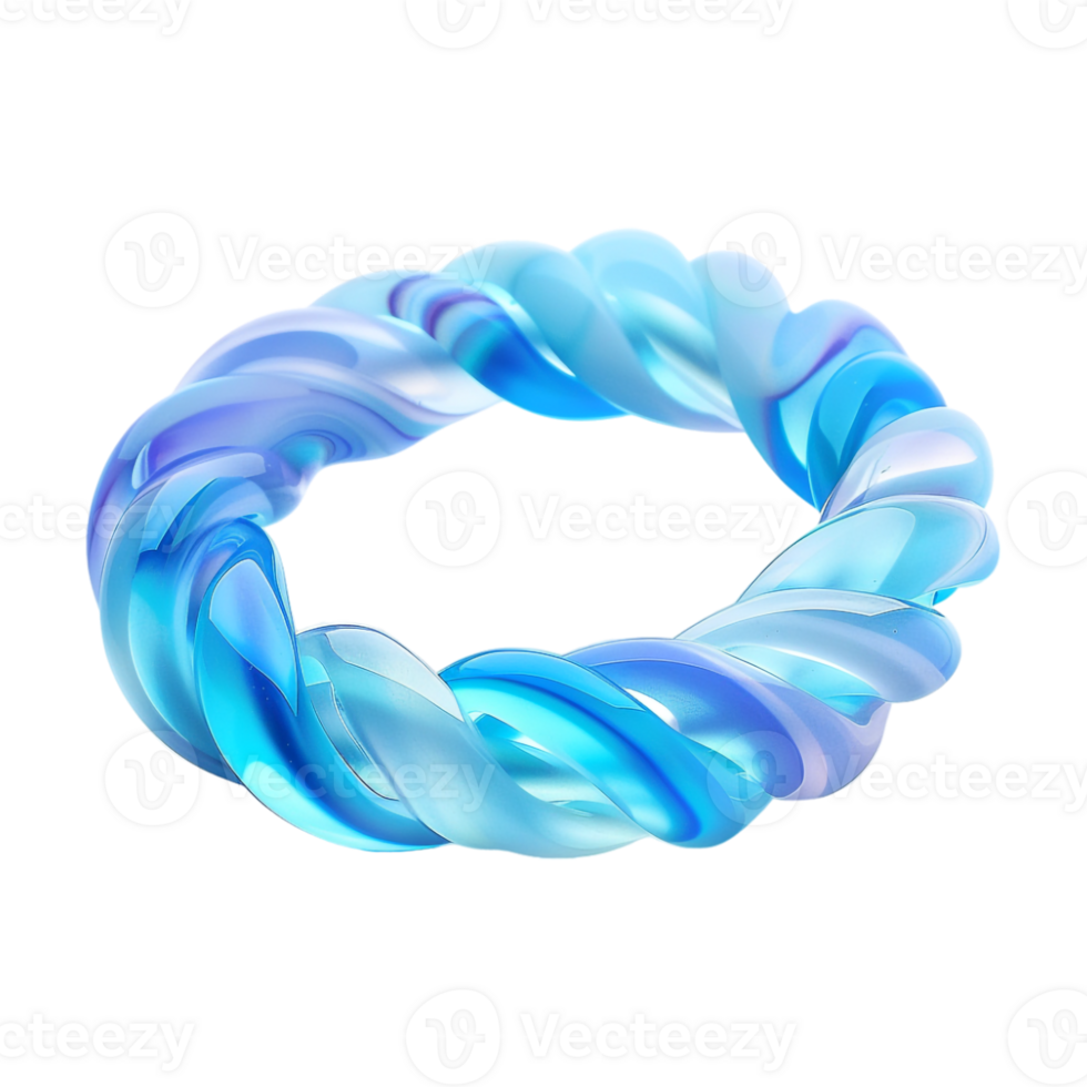 Plastic Ribbon on Transparent Background png