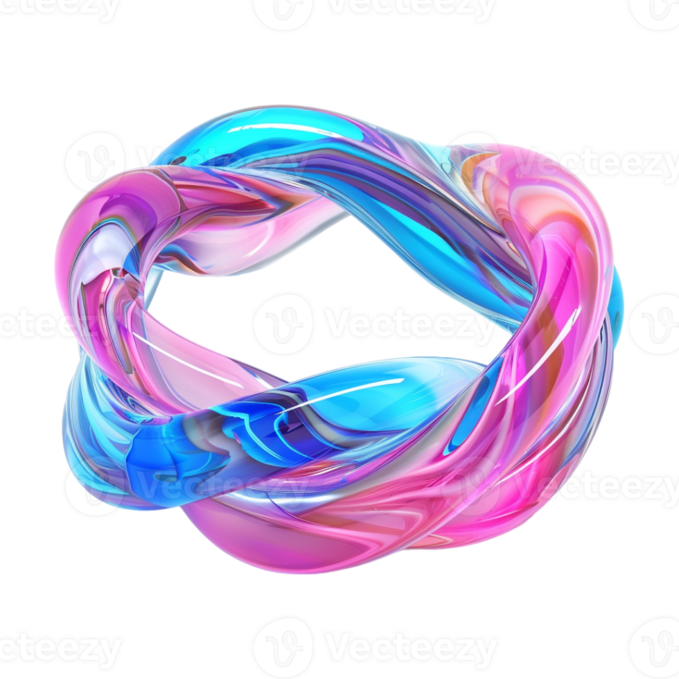 Plastic Ribbon on Transparent Background png