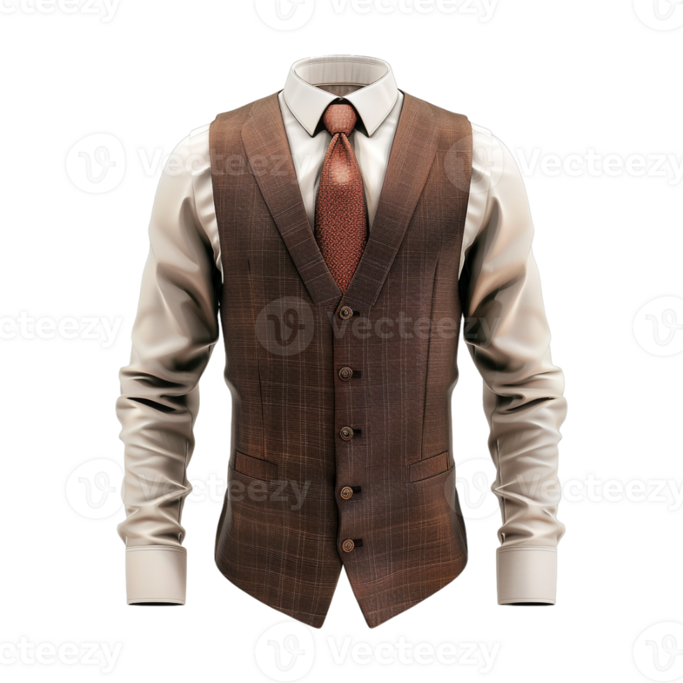 Waiter Dress on Transparent Background png