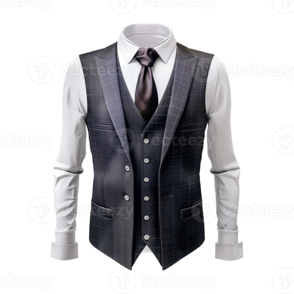 Waiter Dress on Transparent Background png