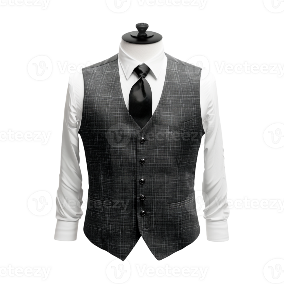 Waiter Dress on Transparent Background png