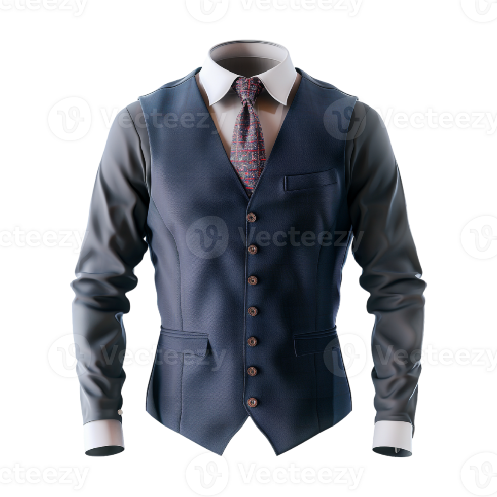Waiter Dress on Transparent Background png