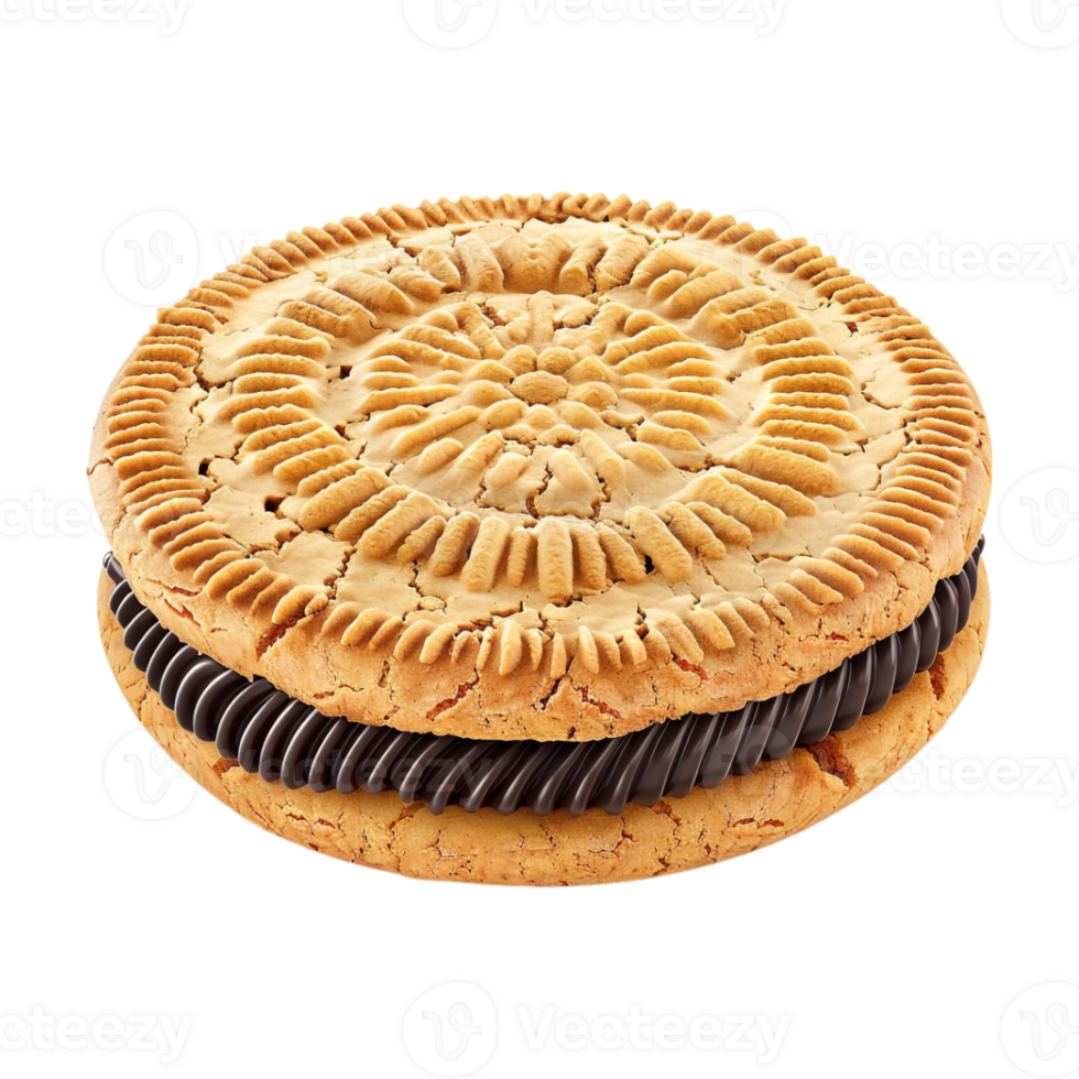 Cookie Biscuit on Transparent Background png