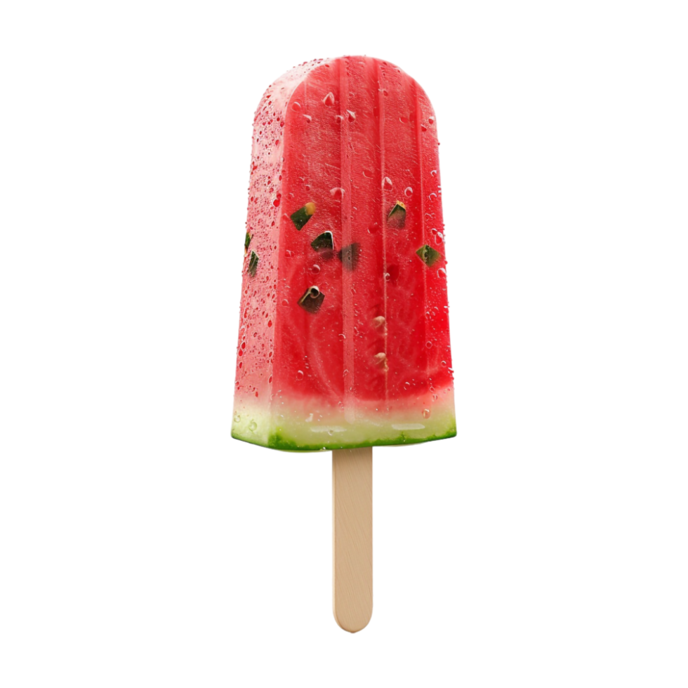 Watermelon Ice Cream on Transparent Background png