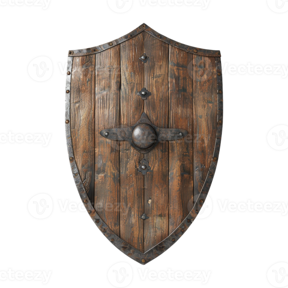 Wooden Defense Sheet for Warrior on Transparent Background png