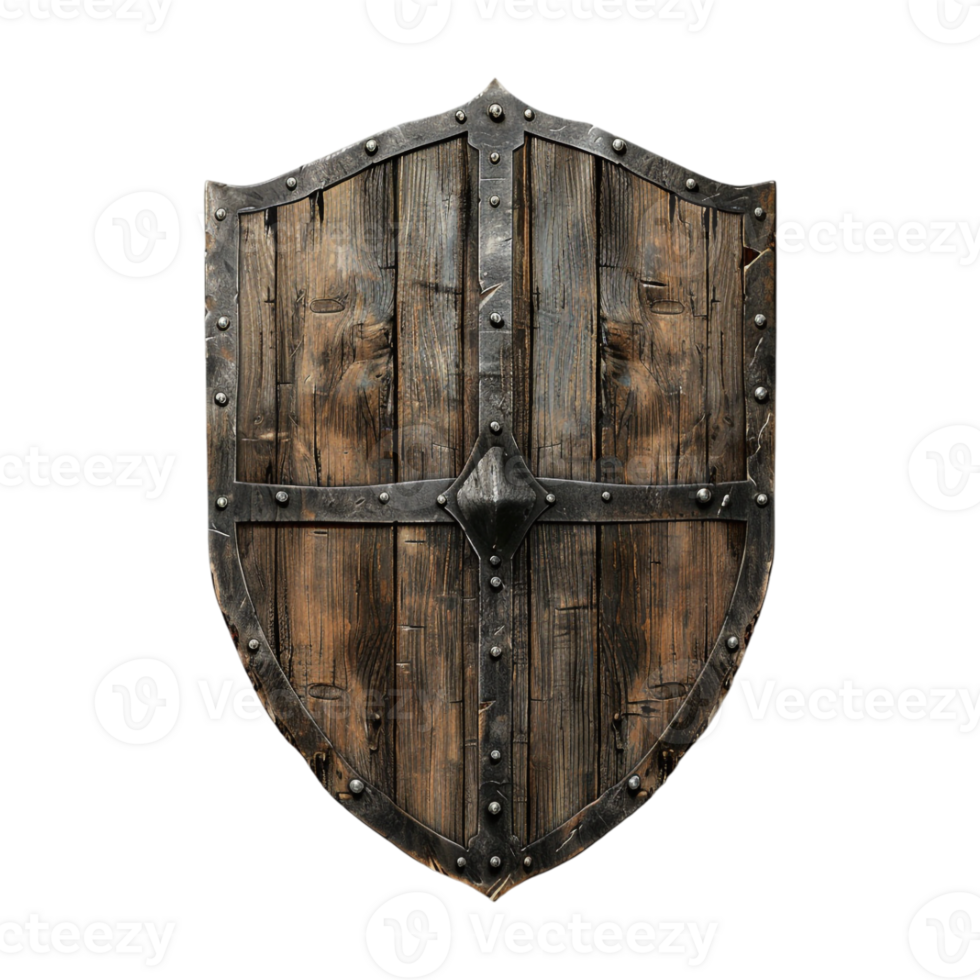Wooden Defense Sheet for Warrior on Transparent Background png