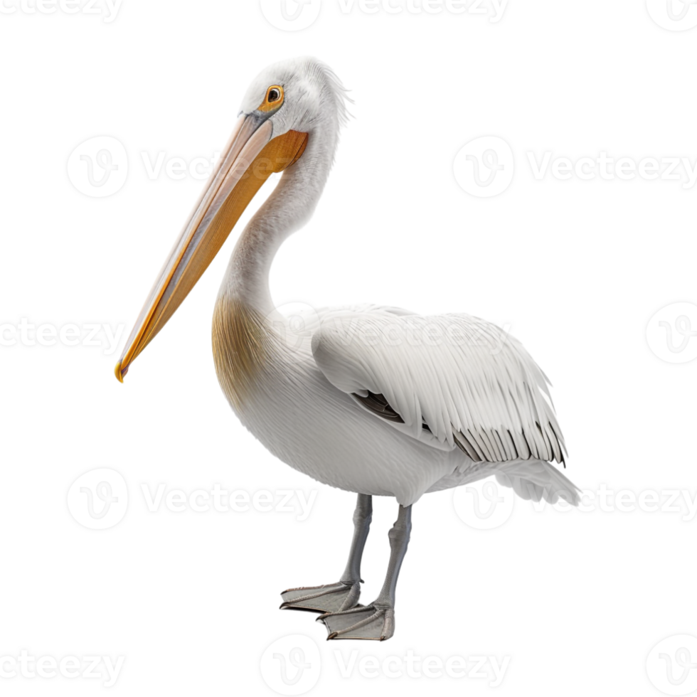 American white pelican Birds on Transparent Background png