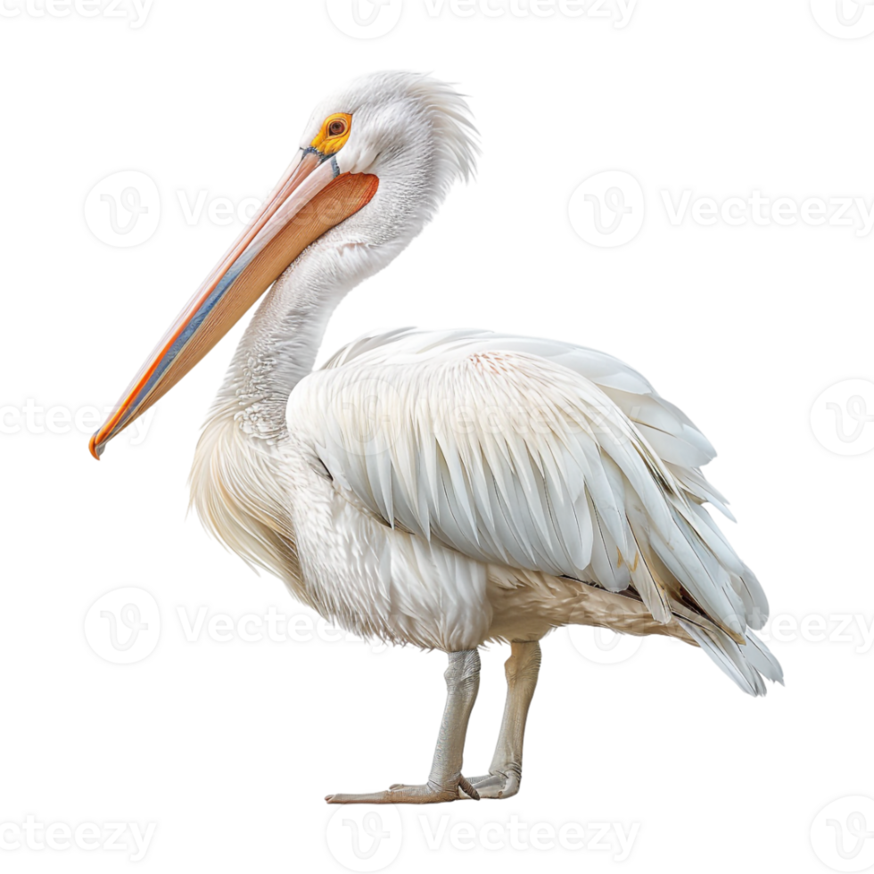 American white pelican Birds on Transparent Background png