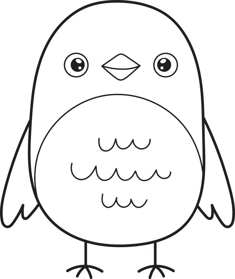Cute crow clipart design illustration png