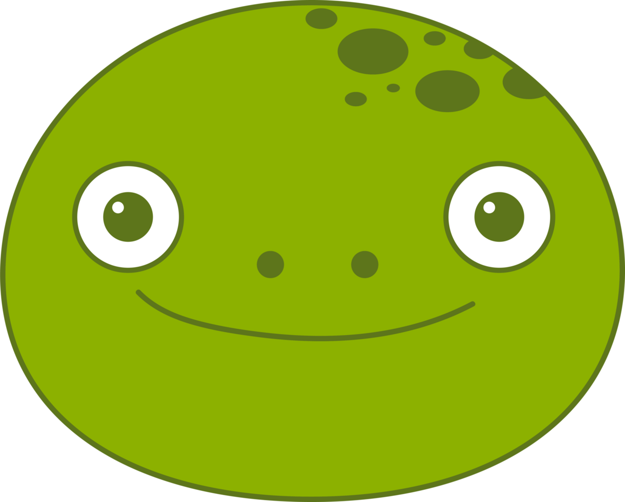 Cute lizard clipart design illustration png