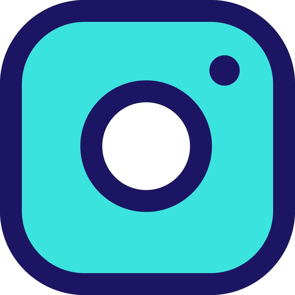 instagram icon line application software set vector