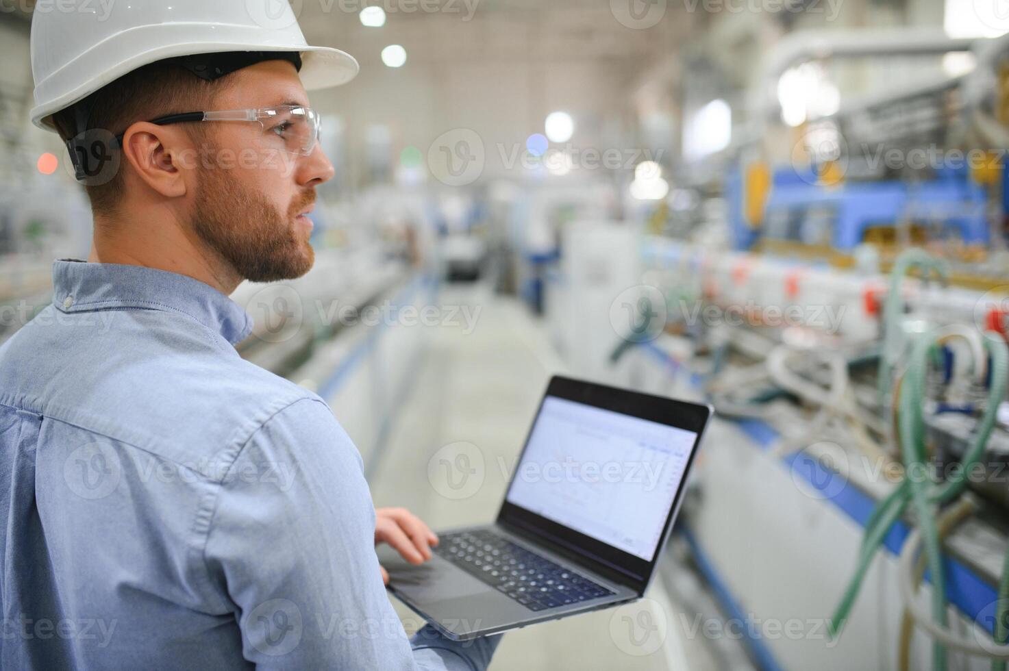 Portrait of Professional Heavy Industry Engineer photo