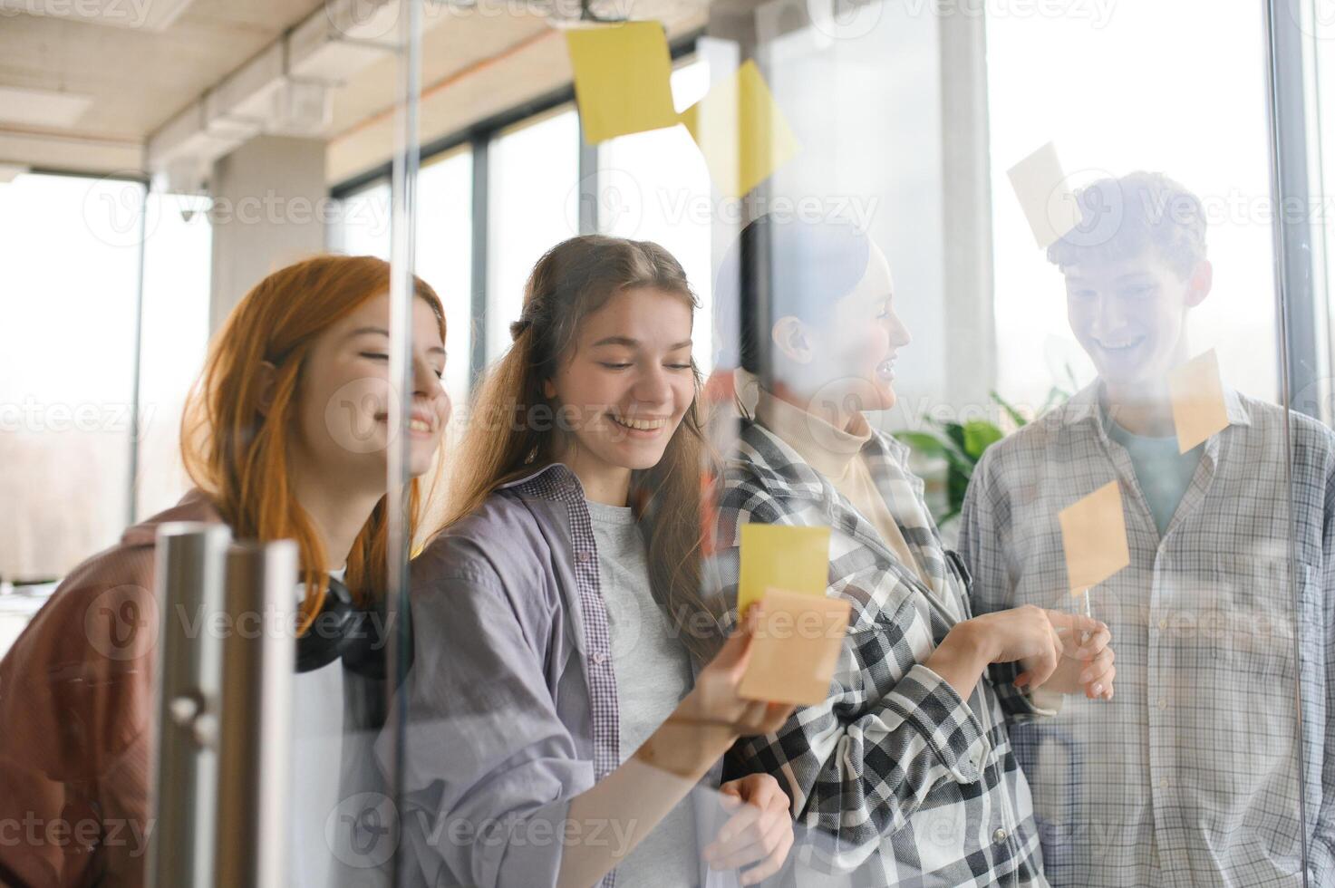 A group of students determines the tasks for the academic year photo