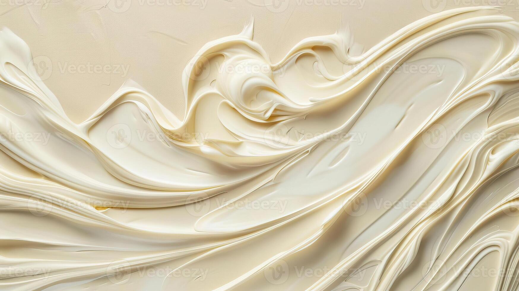cream with an open texture, on beige background, in the style of carl kleiner, contour line, brushstrokeintensive, luminosity of water, chris labrooy, matte photo