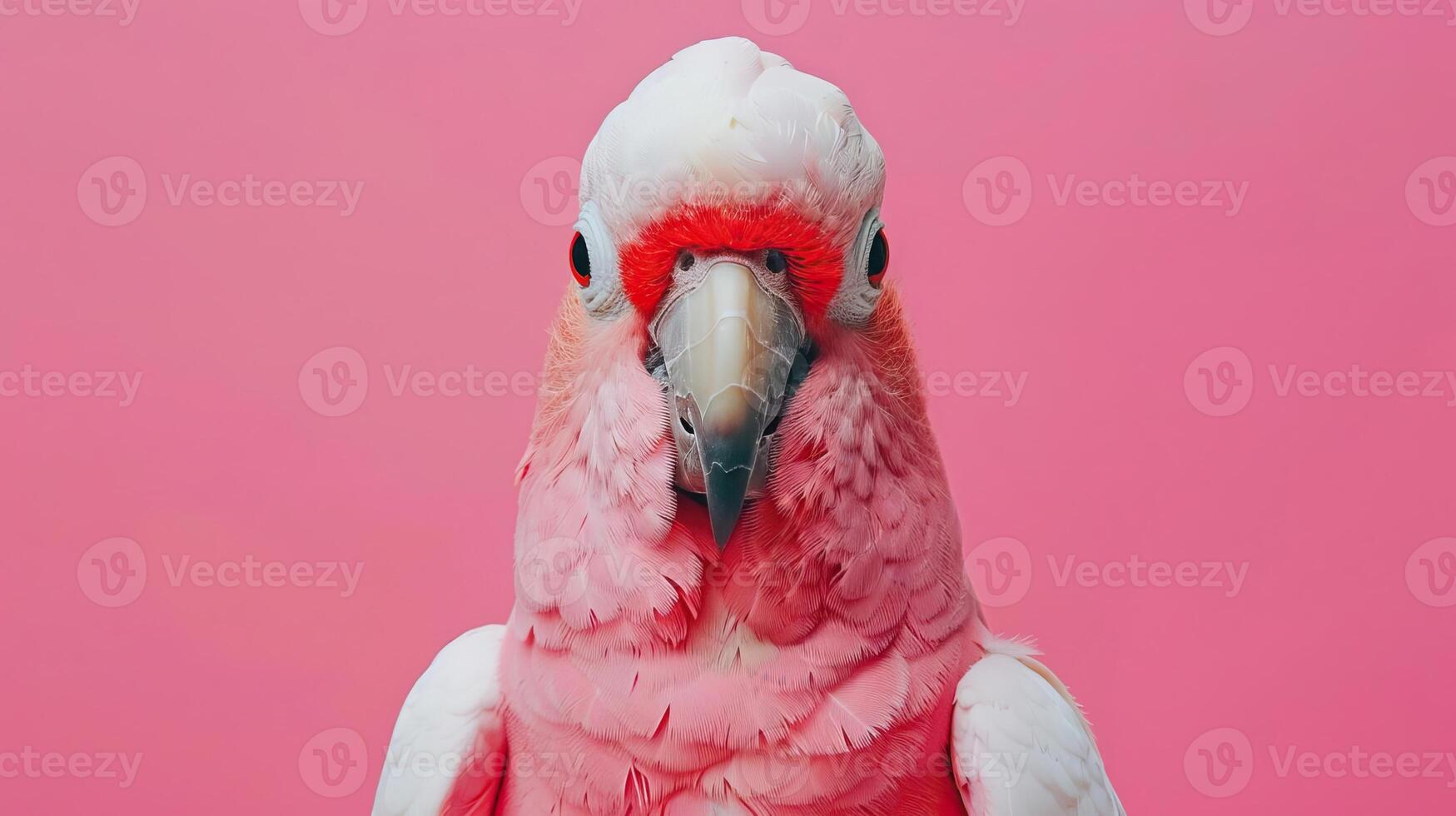 Portrait photography of a cute little animal athlete, smiling cute little parrot in a rhythmic gymnastics outfit with a ribbon on pastel Pale Blue color background, editorial style photo