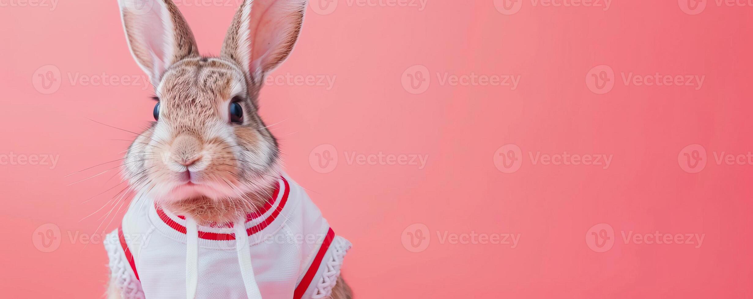Portrait photography of a cute little animal athlete, smiling cute little parrot in a rhythmic gymnastics outfit with a ribbon on pastel Pale Blue color background, editorial style photo