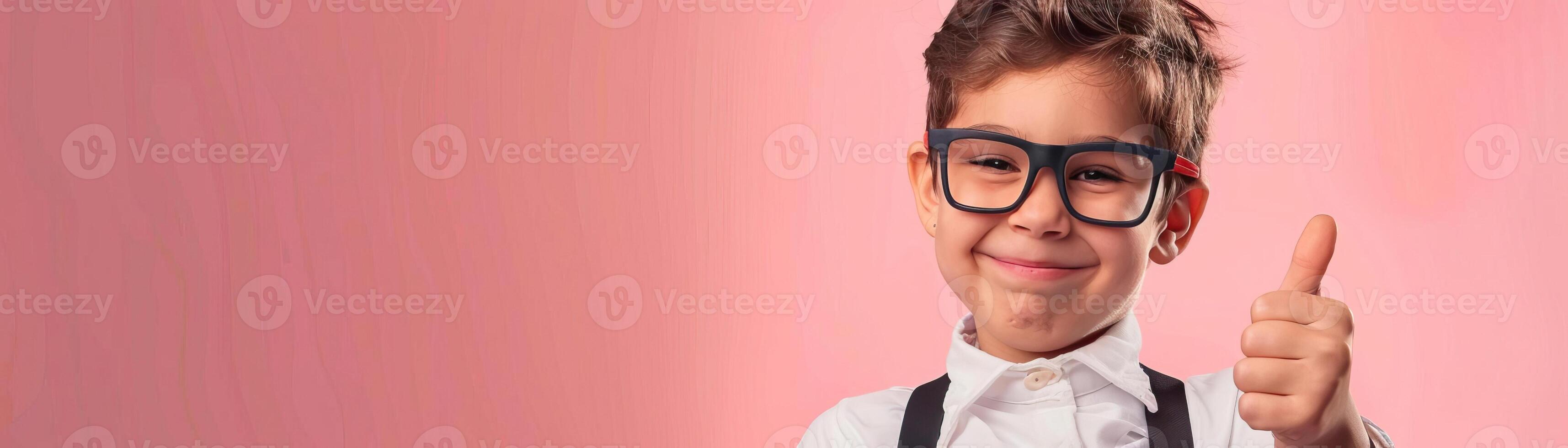 Portrait photography of a cute little professional, smiling cute little Nurse Practitioner with a stethoscope, showing thumb-up, on Pale Blue color background, editorial style photo