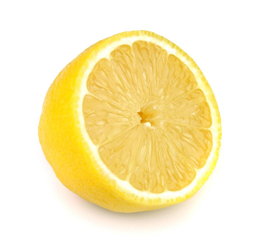 Juicy half of a lemon photo