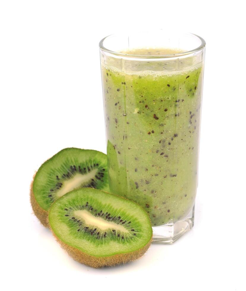 Sweet kiwi fruit and smoothie photo