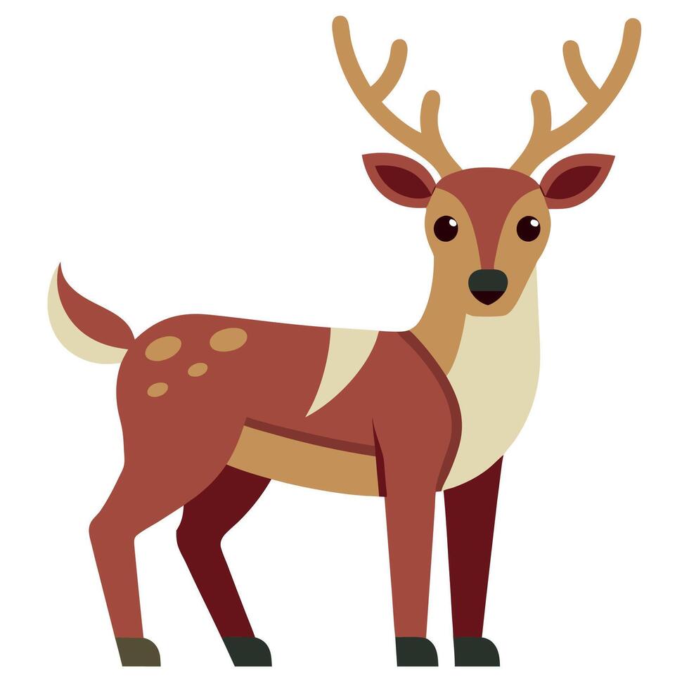 Caribou deer stay kawaii vector