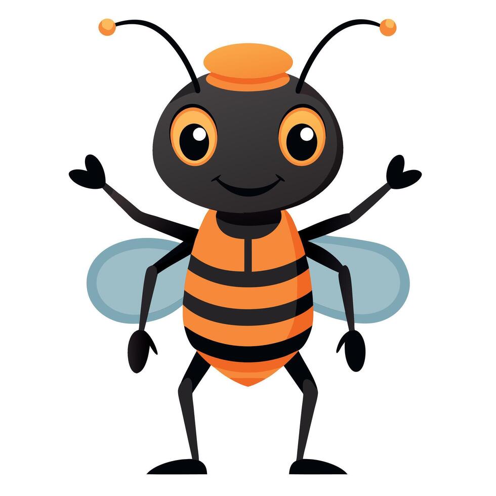 Carrion Beetle sleeps kawaii vector