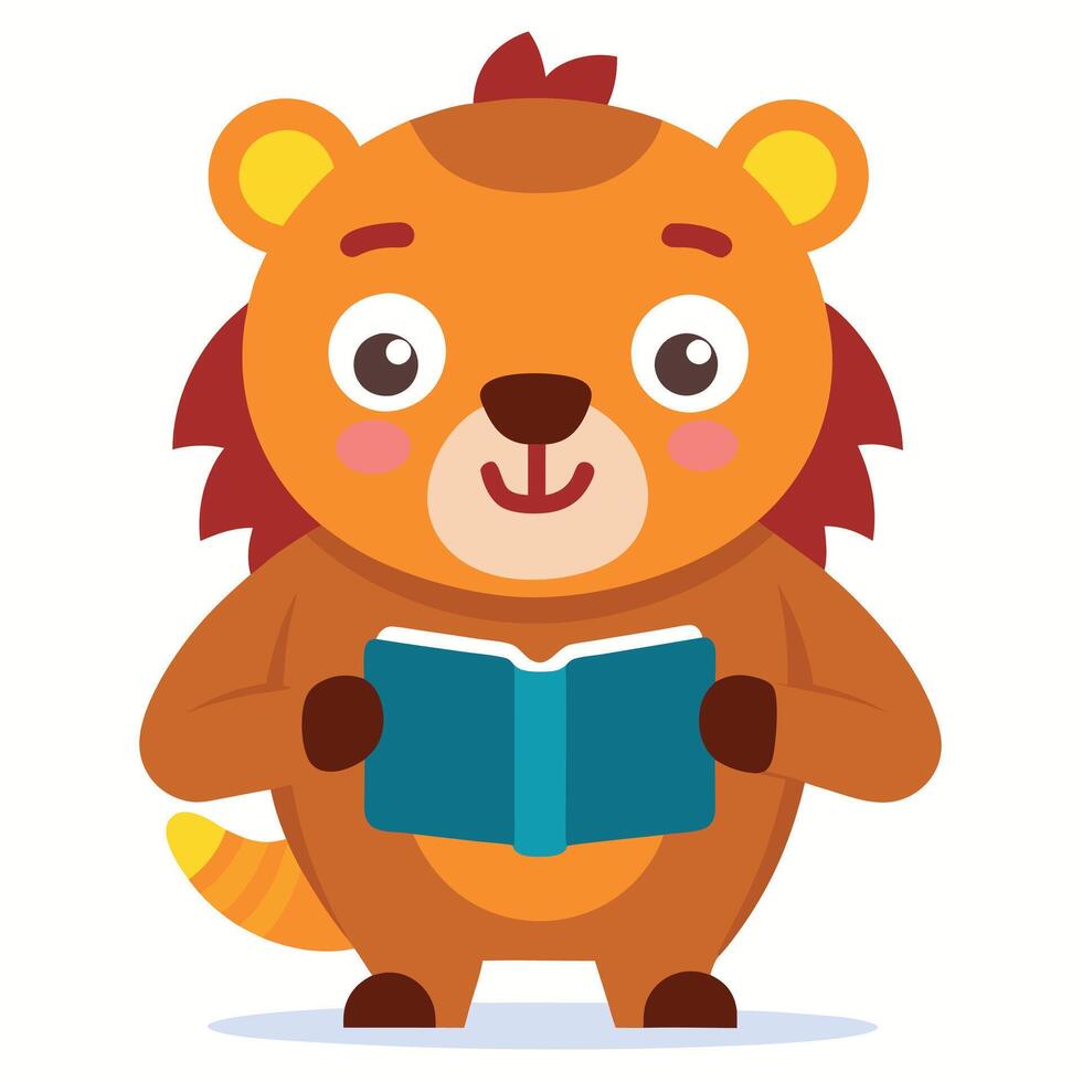 Cave Bear learns kawaii vector