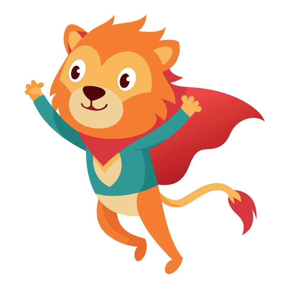 Cheetah lynx dancing kawaii vector