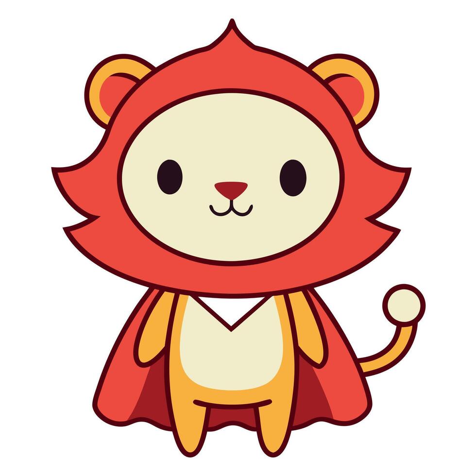 Chimpanzee monkey cries kawaii vector