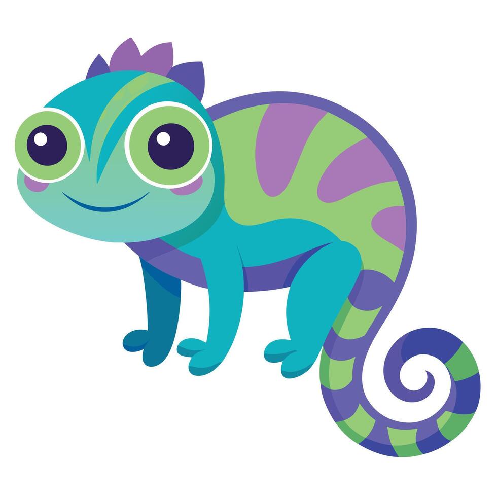Clawed Frog lies kawaii vector