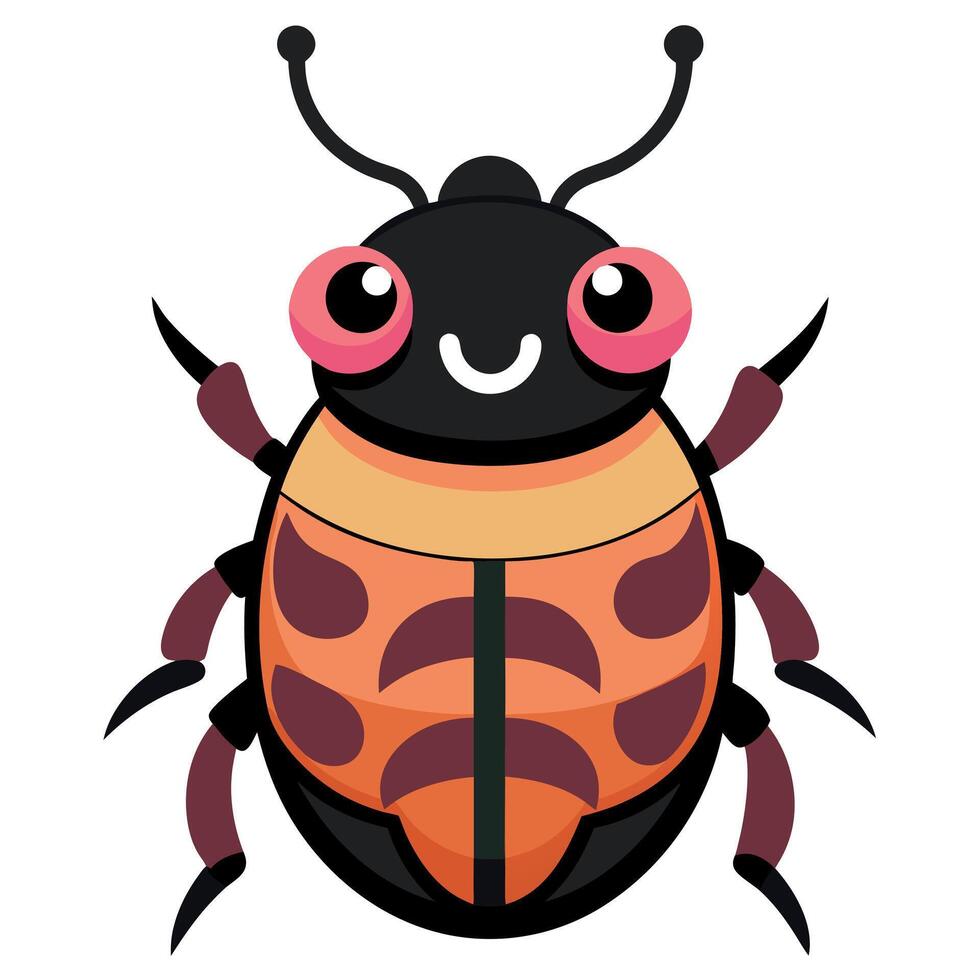Clock Spider looks kawaii vector