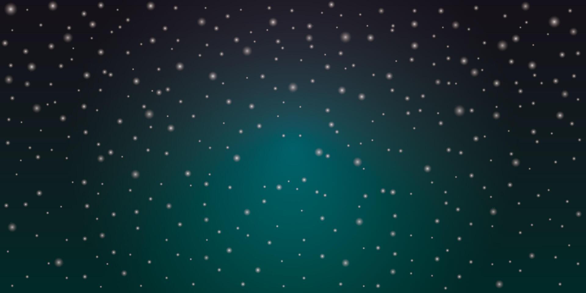 Blue space background with stars, cosmos, night shining starry sky. vector