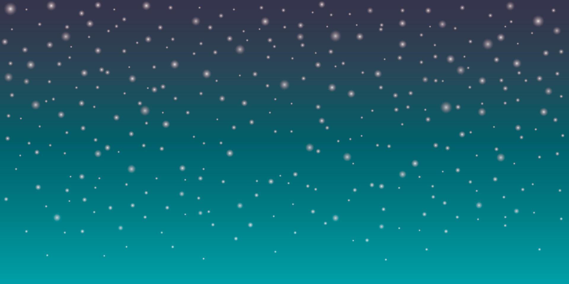 Blue space background with stars, cosmos, night shining starry sky. vector