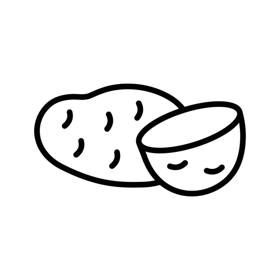 potato icon design template simple and clean vector