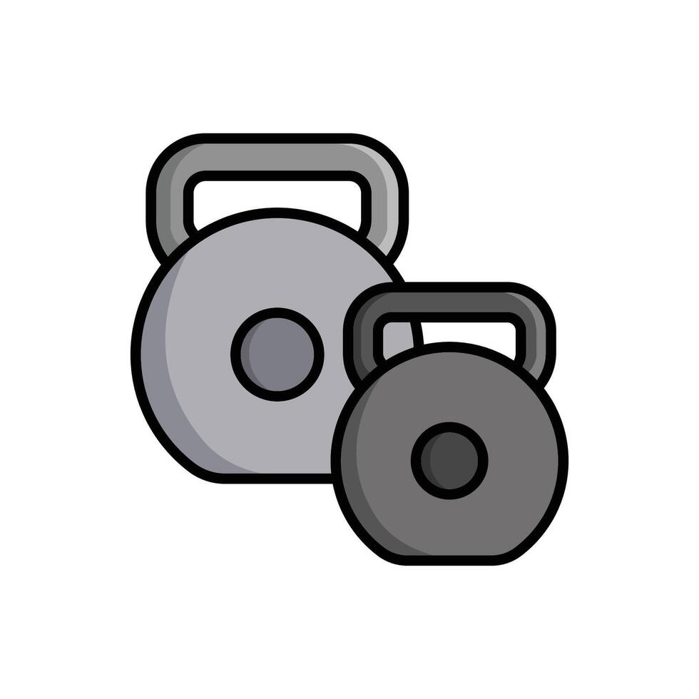 dumbbell icon design template simple and clean vector