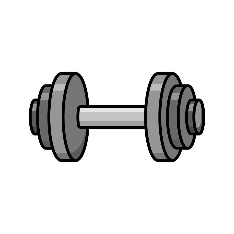 dumbbell icon design template simple and clean vector
